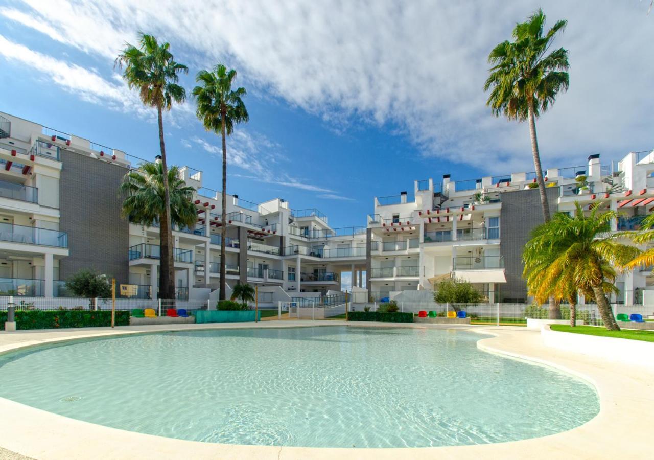 Apartamento Victoria Playa III Con Una Gran Terraza 德尼亚 外观 照片