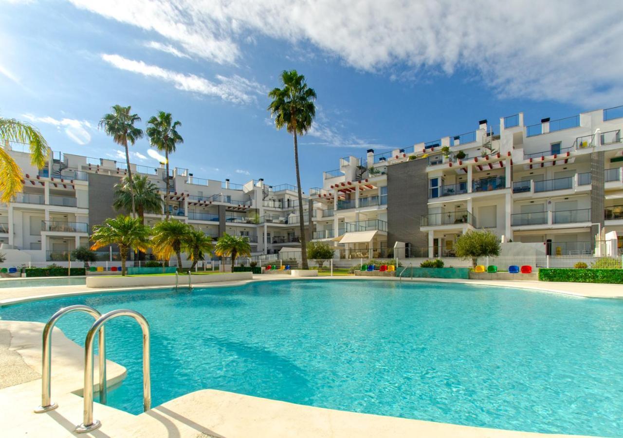 Apartamento Victoria Playa III Con Una Gran Terraza 德尼亚 外观 照片