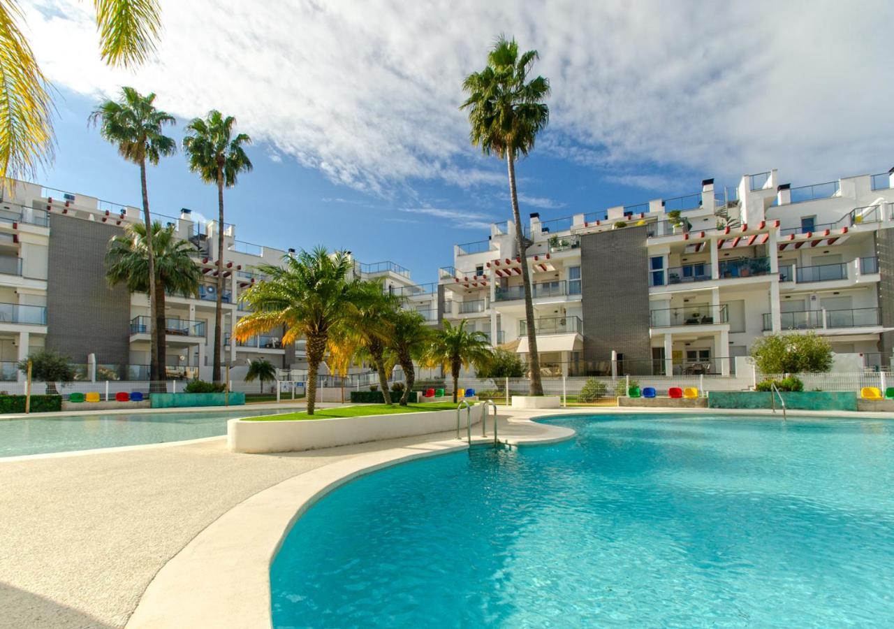 Apartamento Victoria Playa III Con Una Gran Terraza 德尼亚 外观 照片